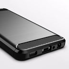TPU dėklas Samsung Galaxy A22 4G – juodas, Carbon -- Samsung Galaxy A22