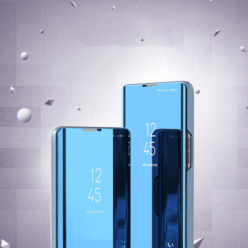 Clear View dėklas Samsung Galaxy A22 4G – juodas -- Samsung Galaxy A22