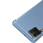 Clear View dėklas Samsung Galaxy A22 4G – juodas -- Samsung Galaxy A22