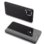 Clear View dėklas Samsung Galaxy A22 4G – juodas -- Samsung Galaxy A22