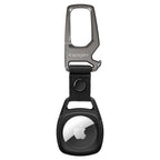 Spigen tvirtas šarvų dėklas, skirtas Apple AirTag – matinė juoda