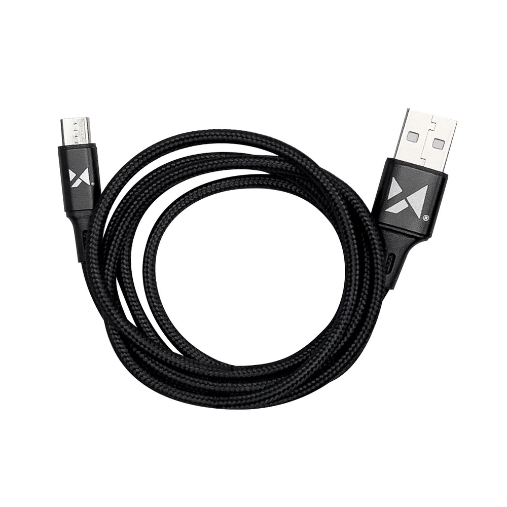 Wozinsky laidas USB - microUSB 2,4A 1m juodas (WUC-M1B)