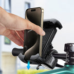 Ugreen universalus dviračio/motociklo vairo telefono laikiklis juodas (LP494 Black) -- Cell phone holders