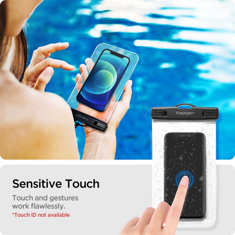Spigen Aqua Shield A601 IPX8 dėklas – 2 vnt., skaidrus -- Cell phone cases and covers