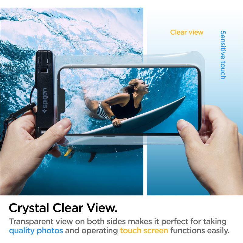 Spigen Aqua Shield A601 IPX8 dėklas – 2 vnt., skaidrus -- Cell phone cases and covers