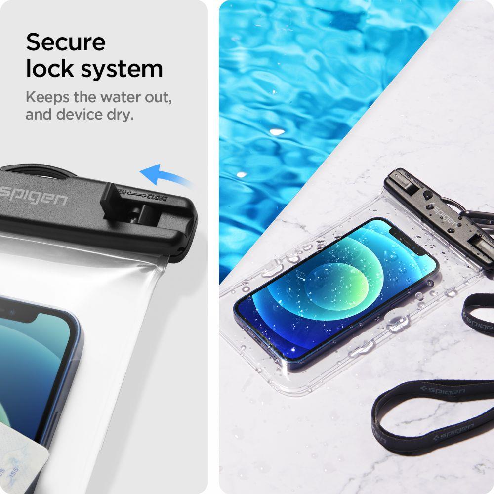 Spigen Aqua Shield A601 IPX8 dėklas – 2 vnt., skaidrus -- Cell phone cases and covers