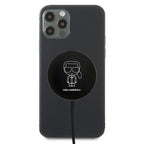 Karl Lagerfeldas 15W Wirreless Charger with MagSafe - Black -- Cell phone cases and covers