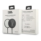Karl Lagerfeldas 15W Wirreless Charger with MagSafe - Black -- Cell phone cases and covers