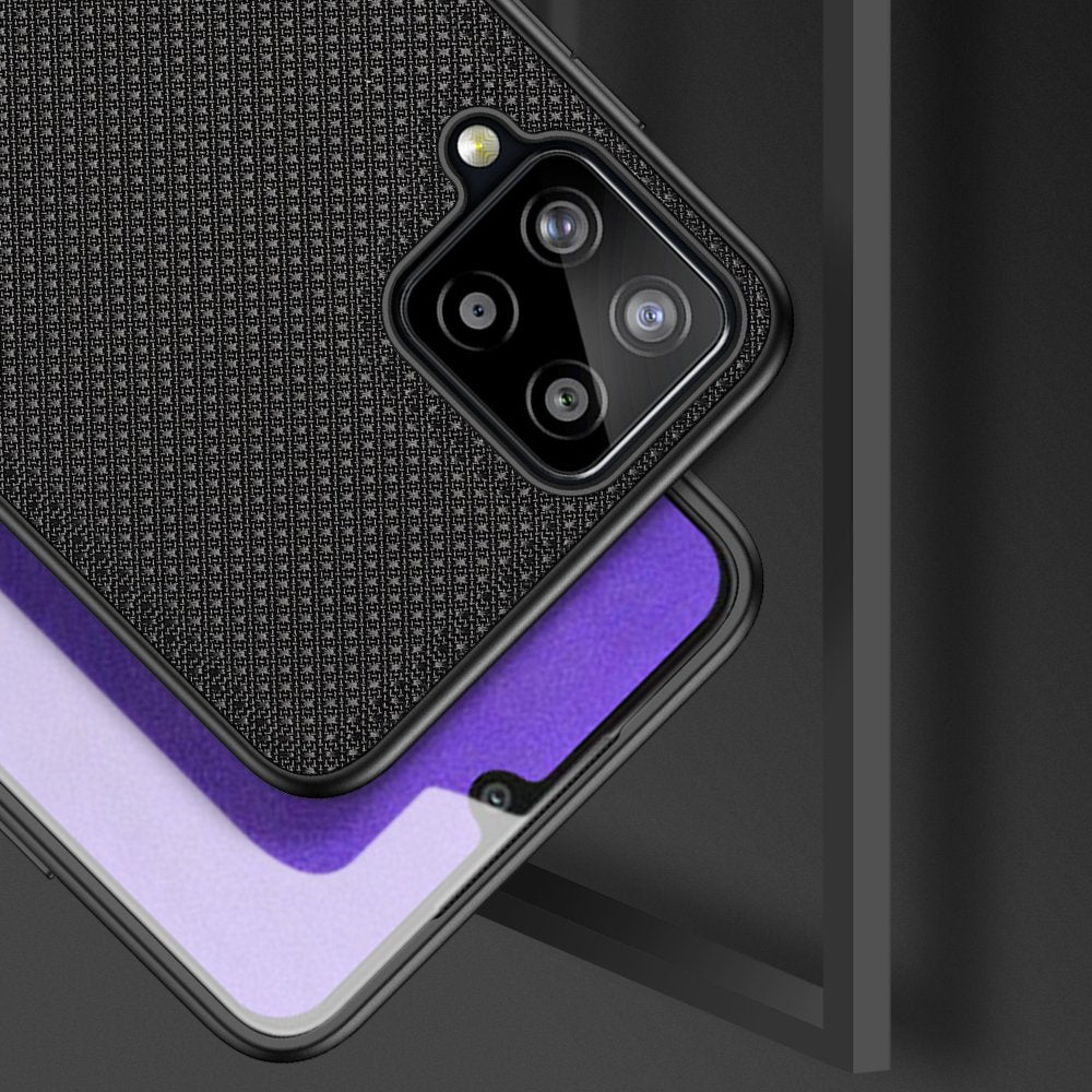 Dux Ducis Fino nyloninis dėklas Samsung Galaxy A22 4G – juodas -- Samsung Galaxy A22