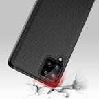 Dux Ducis Fino nyloninis dėklas Samsung Galaxy A22 4G – juodas -- Samsung Galaxy A22