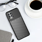 Thunder Case Flexible Tough Rugged Cover TPU Case, skirta Motorola Moto G100 / Edge S black -- Motorola Moto G100