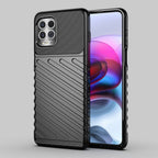 Thunder Case Flexible Tough Rugged Cover TPU Case, skirta Motorola Moto G100 / Edge S black -- Motorola Moto G100