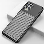 Thunder Case Flexible Tough Rugged Cover TPU Case, skirta Motorola Moto G100 / Edge S black -- Motorola Moto G100