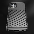 Thunder Case Flexible Tough Rugged Cover TPU Case, skirta Motorola Moto G100 / Edge S black -- Motorola Moto G100