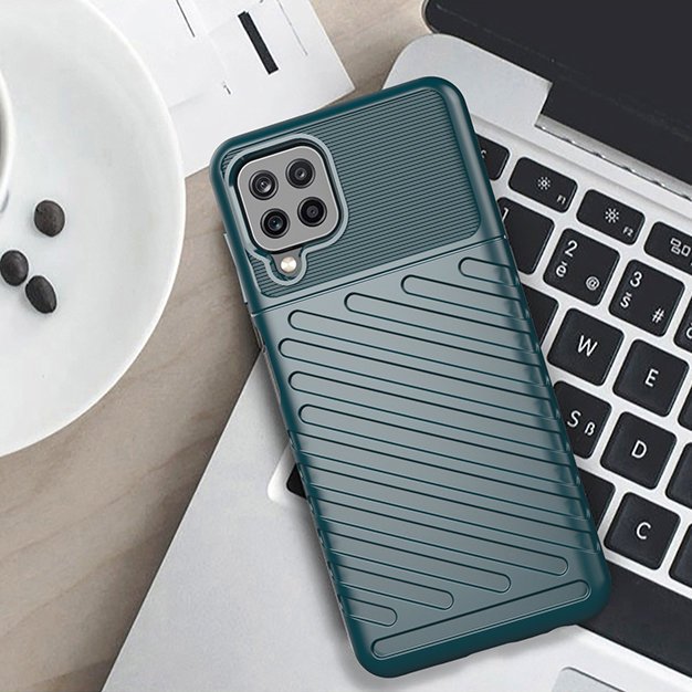 Thunder Case TPU dėklas Galaxy A22 4G – mėlynas -- Samsung Galaxy A22