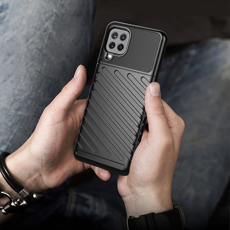 Thunder Case TPU dėklas Galaxy A22 4G – mėlynas -- Samsung Galaxy A22