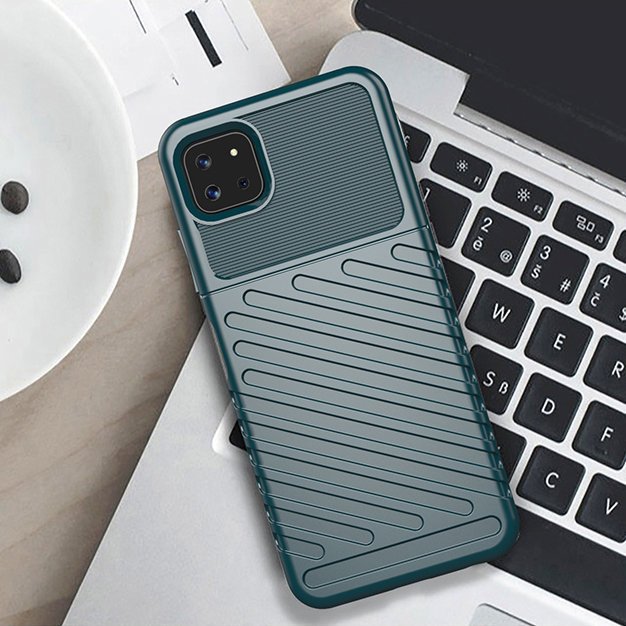 Thunder Case TPU dėklas Samsung Galaxy A22 5G – mėlynas -- Samsung Galaxy A22