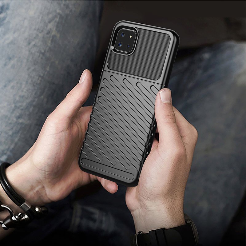 Thunder Case TPU dėklas Samsung Galaxy A22 5G – mėlynas -- Samsung Galaxy A22