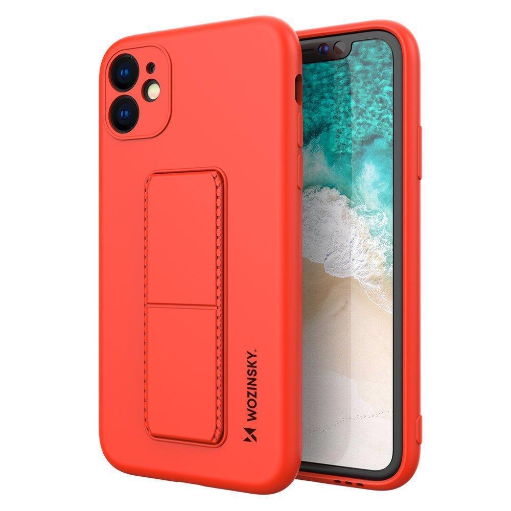 Wozinsky Kickstand dėklas Samsung Galaxy A22 4G – raudonas -- Samsung Galaxy A22