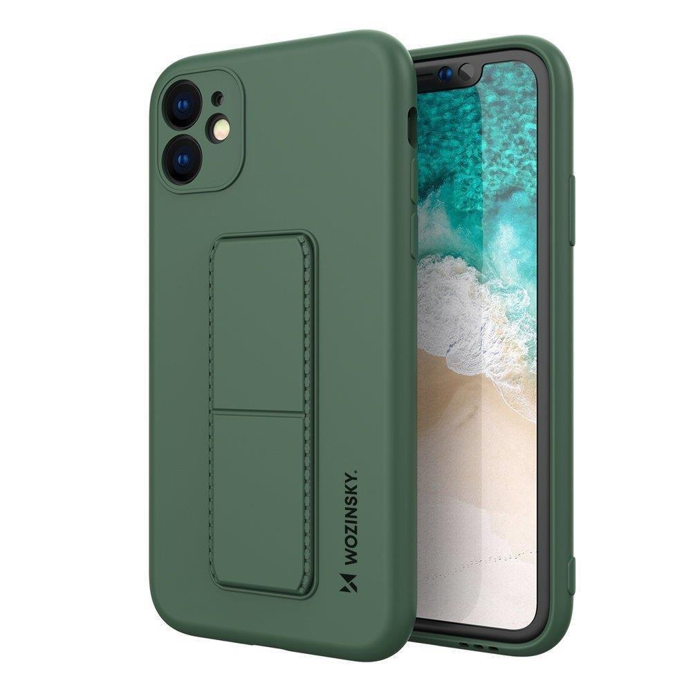 Wozinsky Kickstand dėklas Galaxy A22 4G – t. žalias -- Samsung Galaxy A22