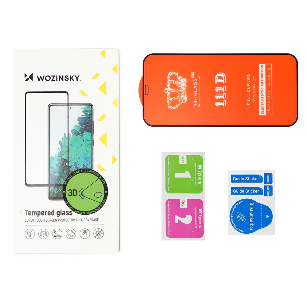 Wozinsky grūdintas stiklas Samsung Galaxy A22 4G – juodas -- Samsung Galaxy A22
