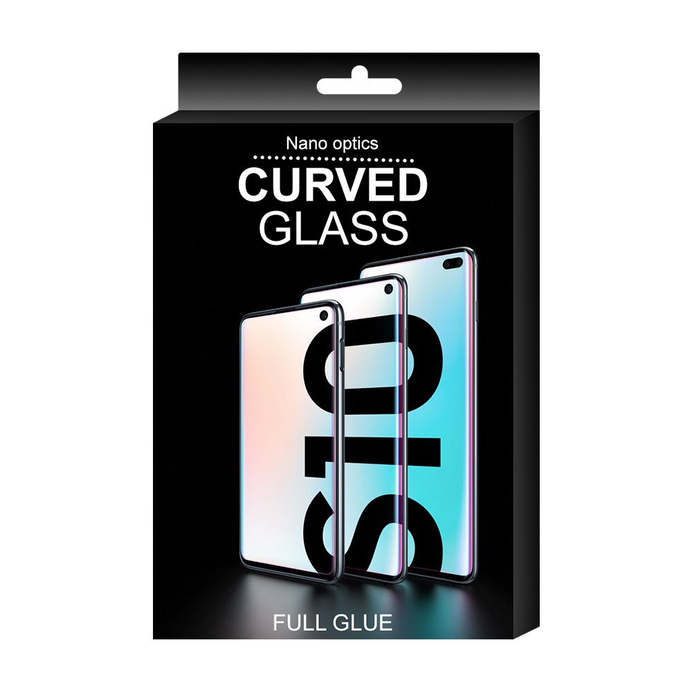 3D Edge Nano Flexi Glass stiklas Galaxy S21+ 5G – juodas -- Samsung Galaxy S21+