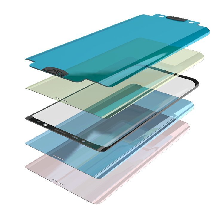 3D Edge Nano Flexi Glass stiklas Galaxy S21+ 5G – juodas -- Samsung Galaxy S21+