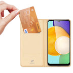 Dux Ducis Skin Pro dėklas Samsung Galaxy A03s – auksinis -- Samsung Galaxy A03s