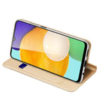 Dux Ducis Skin Pro dėklas Samsung Galaxy A03s – auksinis -- Samsung Galaxy A03s