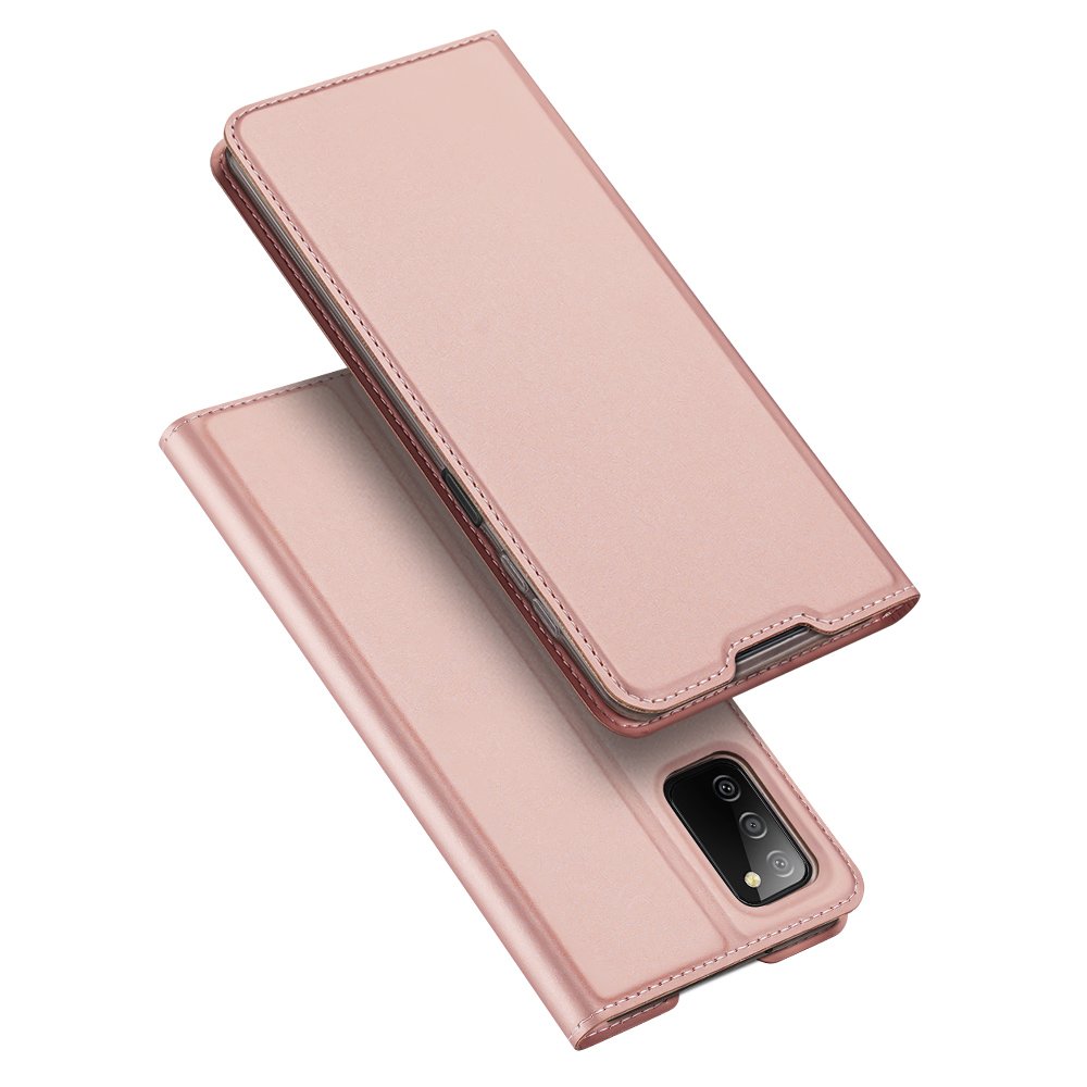 Dux Ducis Skin Pro atverčiamas dėklas Samsung Galaxy A03s – rožinis -- Samsung Galaxy A03s