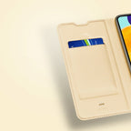 Dux Ducis Skin Pro atverčiamas dėklas Samsung Galaxy A03s – rožinis -- Samsung Galaxy A03s