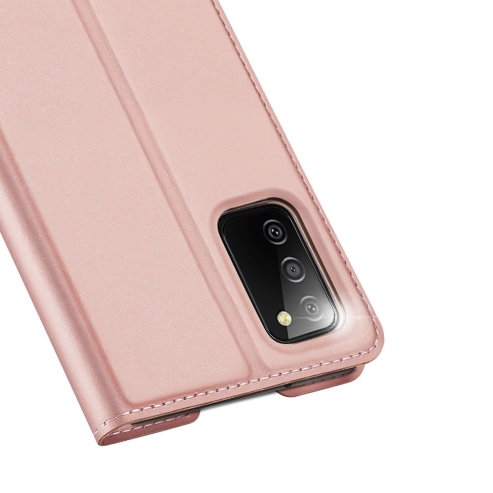 Dux Ducis Skin Pro atverčiamas dėklas Samsung Galaxy A03s – rožinis -- Samsung Galaxy A03s