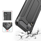 Hybrid Armor dėklas Samsung Galaxy A22 4G – auksinis -- Samsung Galaxy A22
