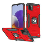 Wozinsky Ring Armor dėklas Samsung Galaxy A22 4G – raudonas -- Samsung Galaxy A22