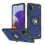 Wozinsky Ring Armor dėklas Samsung Galaxy A22 4G – mėlynas -- Samsung Galaxy A22
