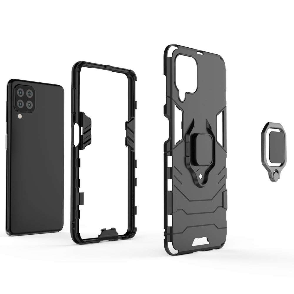 Ring Armor dėklas Samsung Galaxy A22 4G – mėlynas -- Samsung Galaxy A22