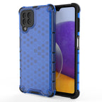 Korėto rašto dėklas Samsung Galaxy A22 4G – mėlynas -- Samsung Galaxy A22