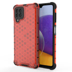 Honeycomb dėklas Samsung Galaxy A22 4G – raudonas -- Samsung Galaxy A22