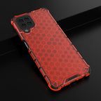 Honeycomb dėklas Samsung Galaxy A22 4G – raudonas -- Samsung Galaxy A22