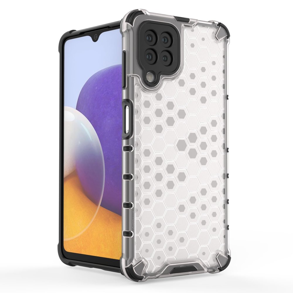 Honeycomb dėklas Samsung Galaxy A22 4G – raudonas -- Samsung Galaxy A22