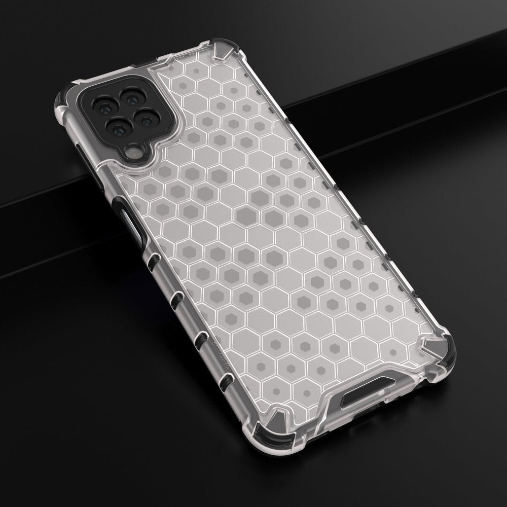 Skaidrus „Honeycomb“ dėklas Samsung Galaxy A22 4G -- Samsung Galaxy A22