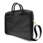 Guess Saffiano Script krepšys 16" nešiojamajam kompiuteriui - juodas -- Laptop Bags