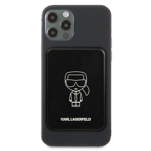 Karl Lagerfeld 3000mAh Inductive Powerbank with MagSafe - Black -- Cell phone cases and covers
