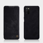 Nillkin Qin atverčiamas dėklas Galaxy A03s – raudonas -- Samsung Galaxy A03s