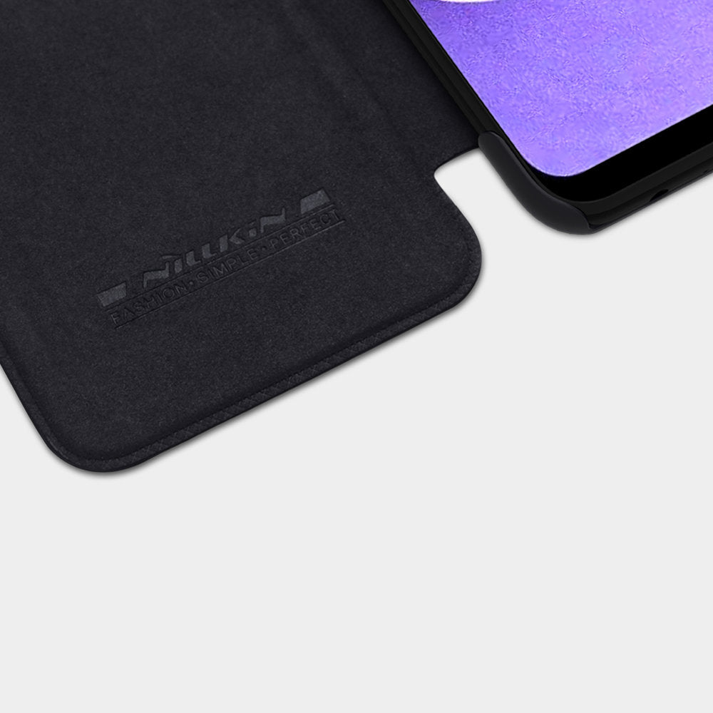 Nillkin Qin atverčiamas dėklas Galaxy A03s – raudonas -- Samsung Galaxy A03s