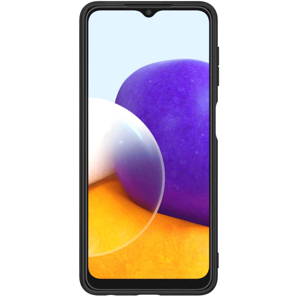 Nillkin Textured dėklas Galaxy A22 4G – juodas -- Samsung Galaxy A22