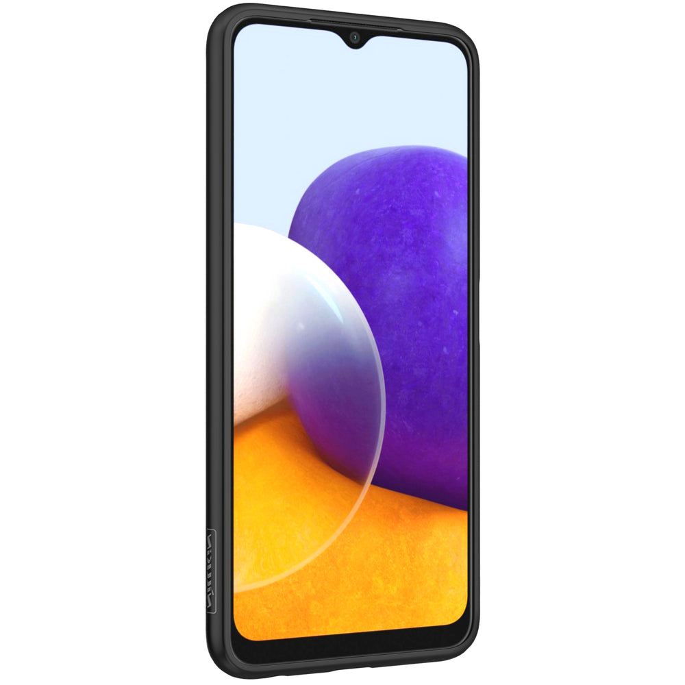 Nillkin Textured dėklas Galaxy A22 4G – juodas -- Samsung Galaxy A22