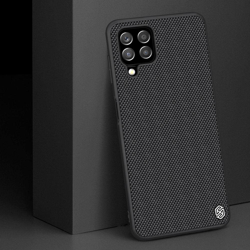 Nillkin Textured dėklas Galaxy A22 4G – juodas -- Samsung Galaxy A22