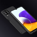 Nillkin Textured dėklas Galaxy A22 4G – juodas -- Samsung Galaxy A22