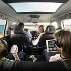 Joyroom automobilinis įkroviklis 2xPD + 2xQC3.0 72W 1.5m juodas (JR-CL05)